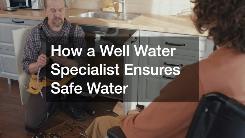 How a Well Water Specialist Ensures Safe Water